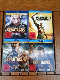Vzácná Blu-Ray kolekce Spartacus (1-4 série)