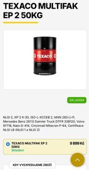 Plastické mazivo, vazelína  EP2, LV 2 EP, Renolin CLP220