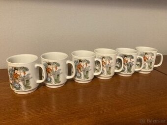 set hrnků čínský porcelán