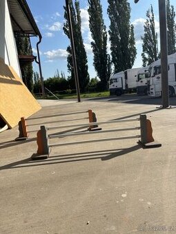 Překážka na králičí hop - start a cíl