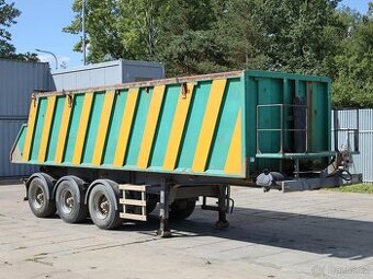 Panav NS 1 40, HARDOX, 27 CBM, ZVEDACÍ NÁPRAVA, NÁPRAVY BPW