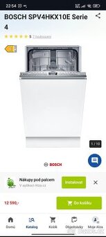 Myčka BOSCH SPV4HKX10E Serie 4