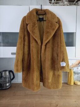 Plyšový zimní kabat teddy teplý Rino&Pelle vel S