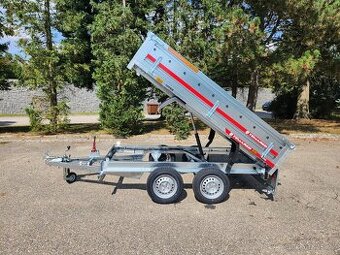 Sklopka hydraulika 253x152cm, 2x750kg, řidičák B, ALU sajtny