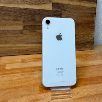 IPhone XR 64GB, bílý, 100% baterie (rok záruka)