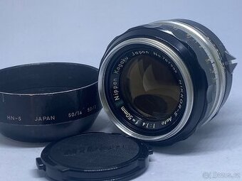 📸 Prodám objektiv Nikkor-S Auto 50mm f/1.4 Nippon Kogaku 📸