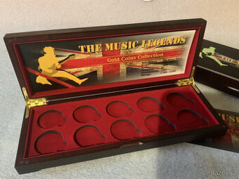 Luxusní etue pro zlaté mince 1oz The Music Legends