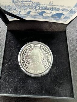 STŘÍBRNÁ MEDAILE 1OZ GREGOR MENDEL