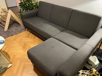 Třímístný rozkládací gauč