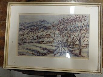 Starý obraz J. B. Melichar