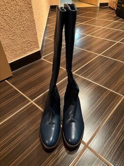 Dámské kožené kozačky