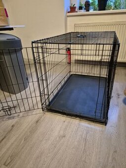 Skládací klec pro velkého psa 90x62x56 cm