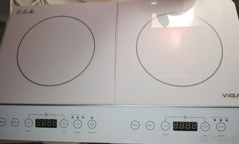 Indukční dvouplotýnkový vařič