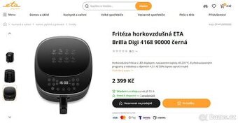 Fritéza horkovzdušná ETA