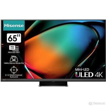 Hisense 65U8KQ, QLED 65" 164 cm 4K Smart tv, MiniLED,144Hz