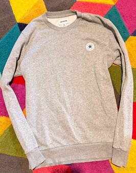 CONVERSE  PÁNSKÁ BALNĚNÁ STYLOVÁ KRÁSNÁ MIKINA S(DLE MÍR IDE