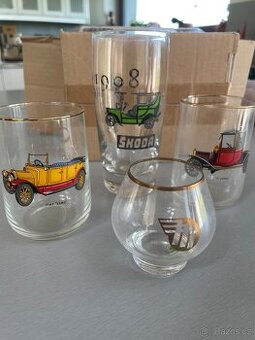 Skleničky s auty