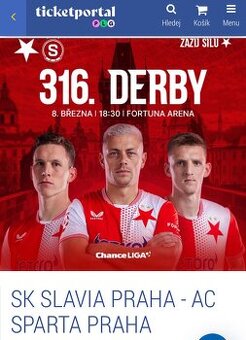 SK SLAVIA PRAHA - AC SPARTA PRAHA 8.3 DERBY