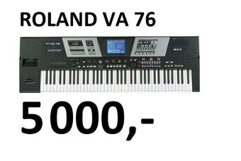 Roland VA-76 Klávesy