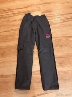 Zateplené kalhoty dívčí vel. 164