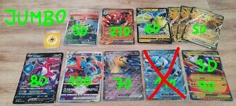 Pokémon Jumbo karty - velké (oversized)