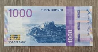 Norsko - 1000 Korun bankovka, 2019