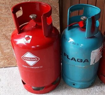 plynová PB láhev bomba 10kg s plombou revizí propanbutan