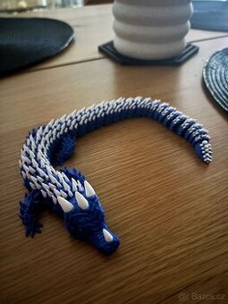 3D tlačený pohyblivý drak – PETG – cca 25 cm
