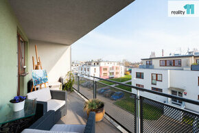 Prodej bytu 2+kk, 58 m2, balkon 13 m2, Tvrdonická, Praha