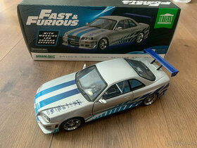 1:18 Nissan Skyline GT-R (R34) Brian's 1999 Fast & Furious 2