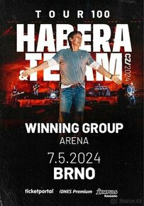 2 lístky na Tour 100 Habera & TEAM Brno