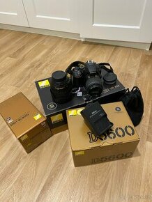 Nikon D5600 + dva objektivy