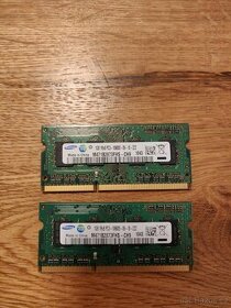 1GB PC3-10600S DDR3 1333MHz, testováno, více kusů