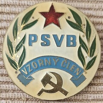 STAROŽITNÝ ODZNAK PSVB - SMALT