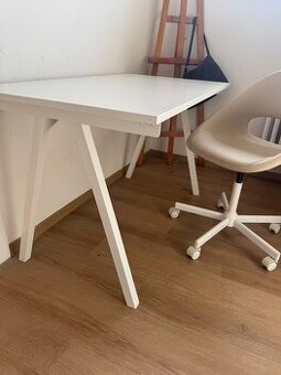 Psací stůl IKEA Trotten 120x70 cm + kancelářská židle IKEA M