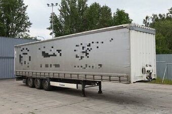 Krone SD , STANDARD, 34 PALET, TŘÍSTRANNÁ SHRNOVACÍ PLACHTA