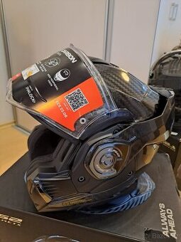 NOVÁ Překlápěcí helma LS2 Advant X Solid Carbon FF901