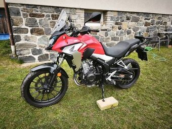 Honda CB 500 X (2019) nový model 19", po servisu, kufr