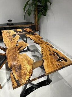 Designový stul z epoxidove pryskyrice - originál pro vás int - 1