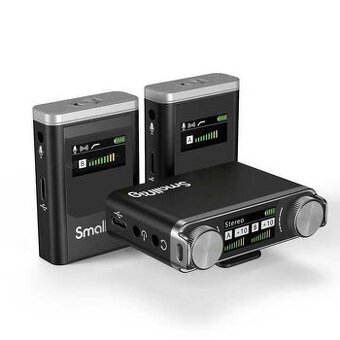Bezdrát 2x vysílač 1x přijímač SmallRig Forevala, 2x klopak