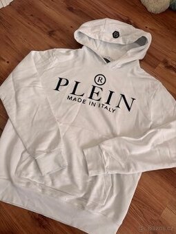Panská bílá mikina Philippi plein