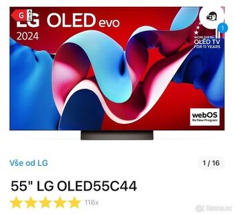 TV LG nefunkční OLED display