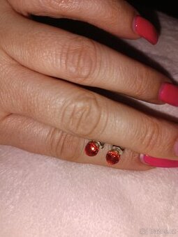 Náušnice stříbrné