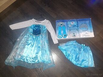 Šaty Elsa (Ledové království) a sada zimní princezna