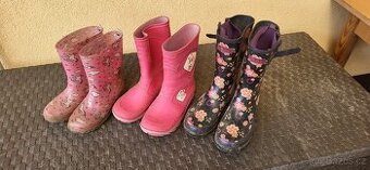 Dětské holinky vel. 31, 34, 36