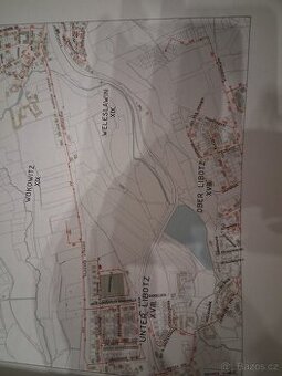 Stara mapa Prahy - 1