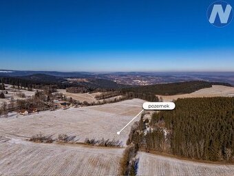 Prodej stavebního pozemku pod Boubínem, 7.713 m2, Veselka