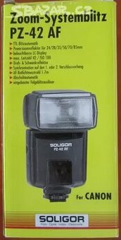 Canon Blesk-Soligor PZ 42 AF -japonský Nový
