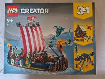 LEGO Creator 31132 Vikingská loď a mořský had
