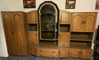 Obývací stěna rustikal